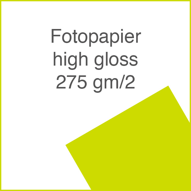 fotopapier high gloss 275 gm2